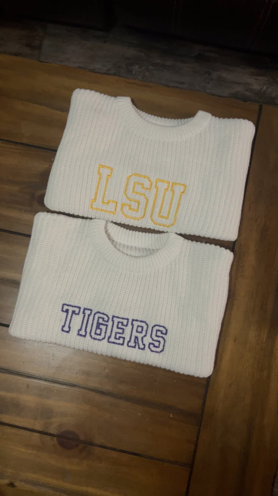 Embroidered Knit Sweaters
