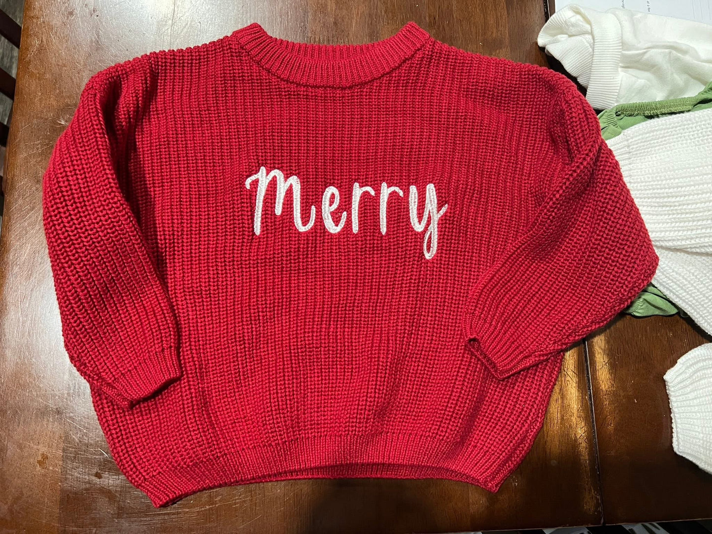 Embroidered Knit Sweaters