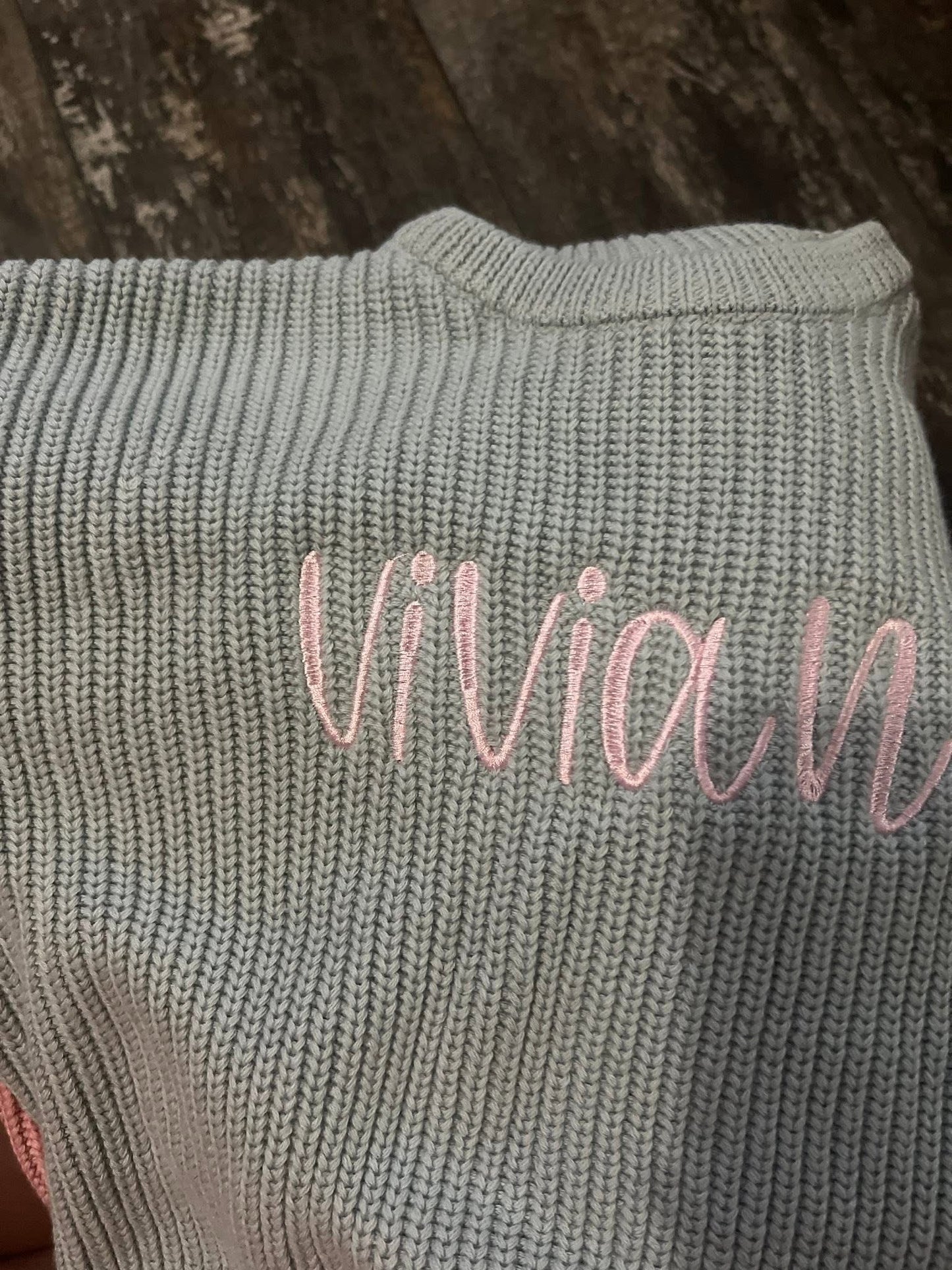 Embroidered Knit Sweaters