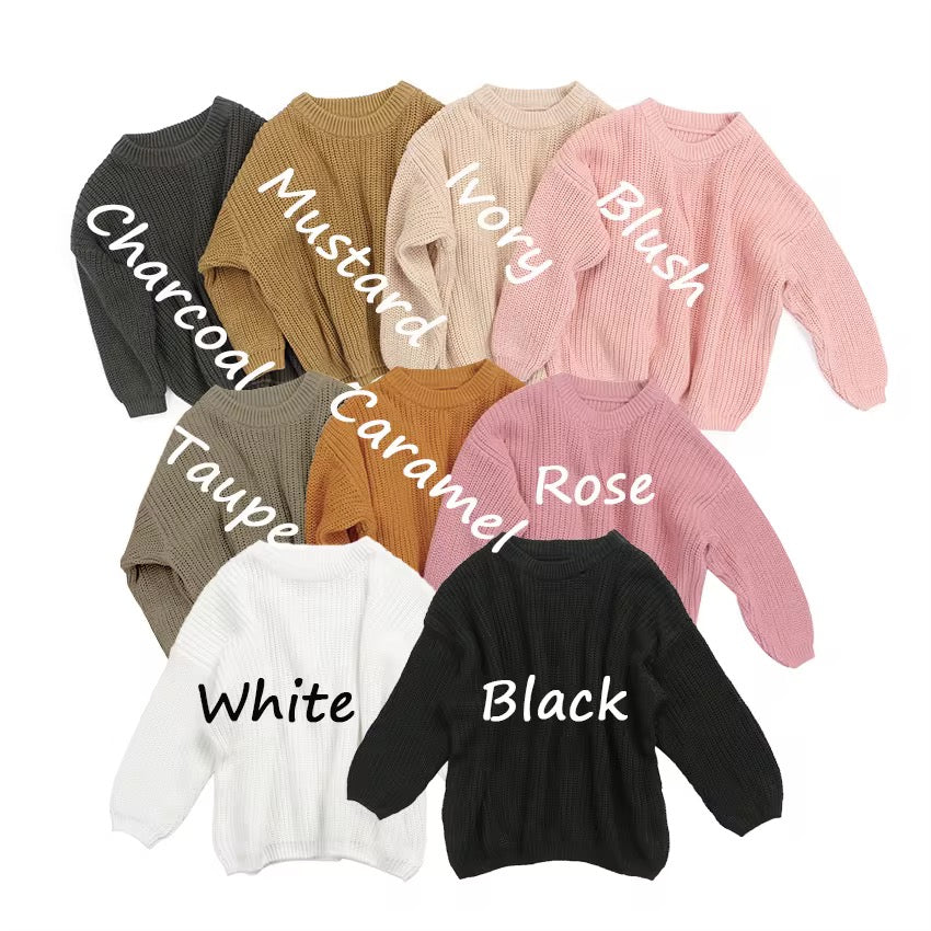 Embroidered Knit Sweaters