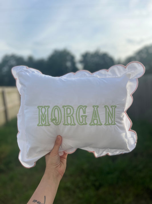 Scallop Pillowcase
